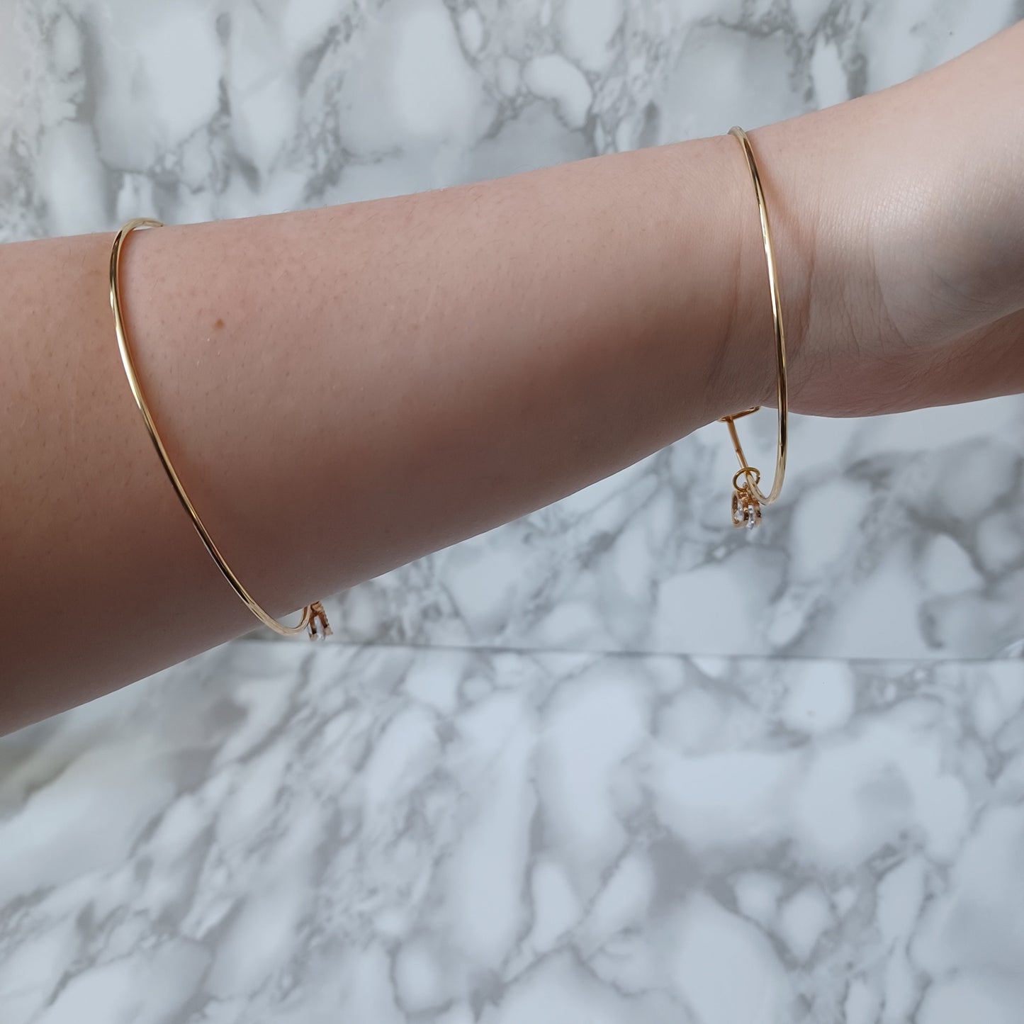 Bracelet-Coeur en or/Gold heart-Bracelet