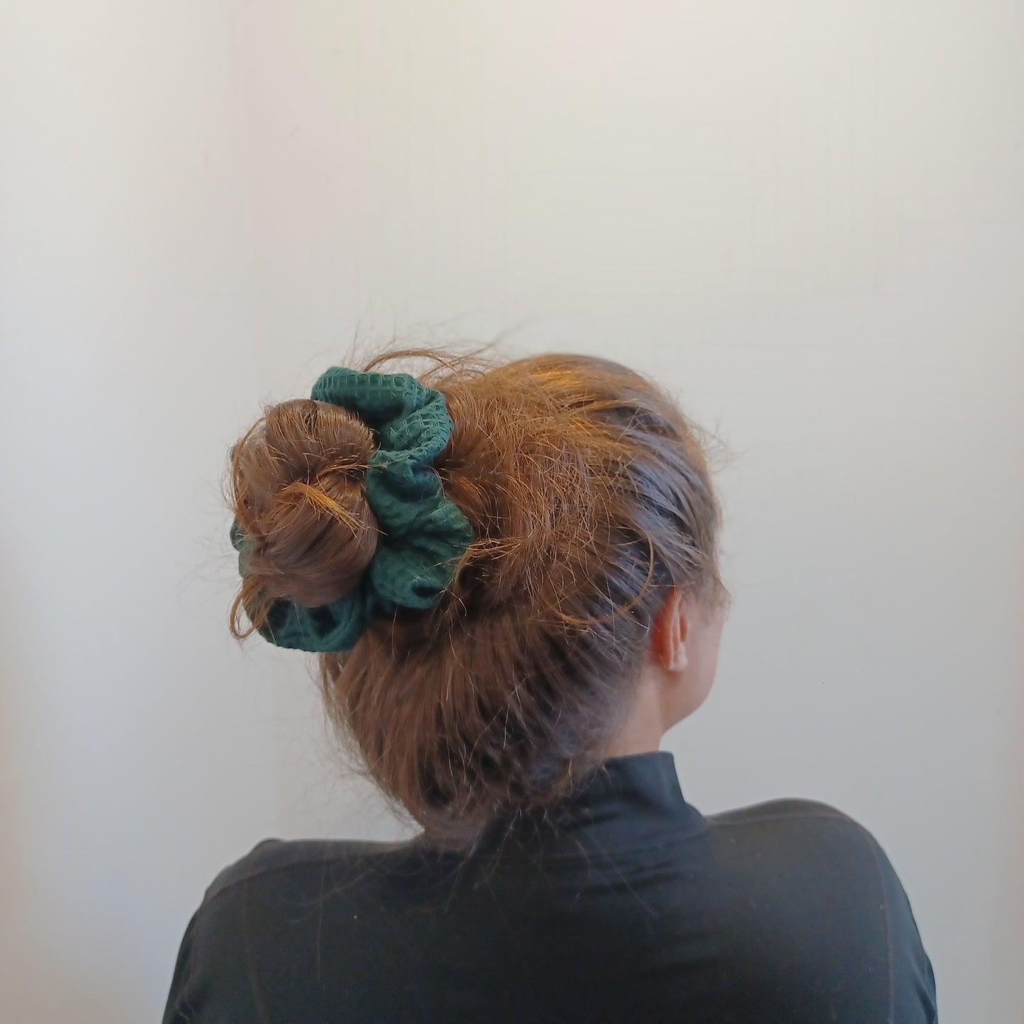 M-Chouchou-Vert forêt/Scrunchie-Forest green