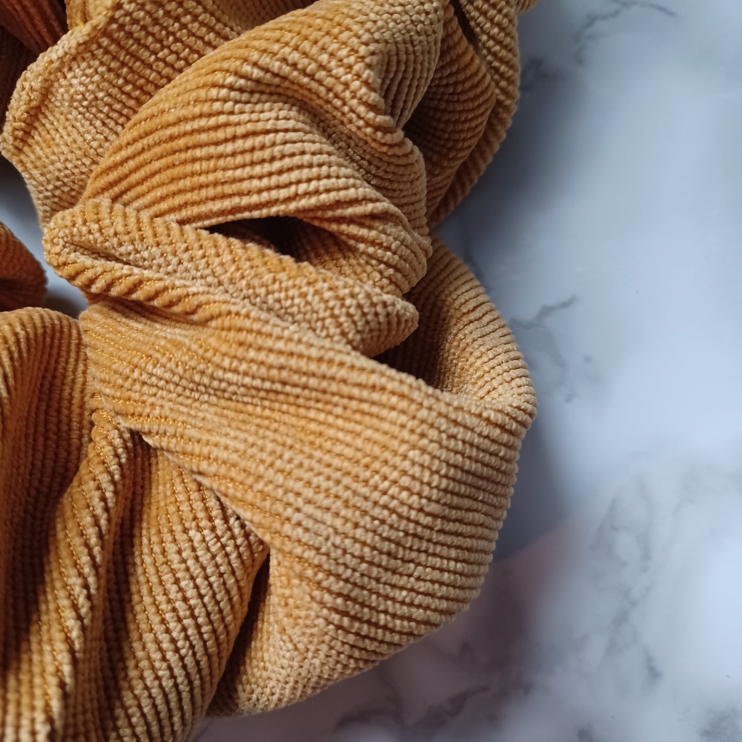 XXS-Chouchou-Jaune moutarde Dijon/Scrunchie-Dijon mustard yellow