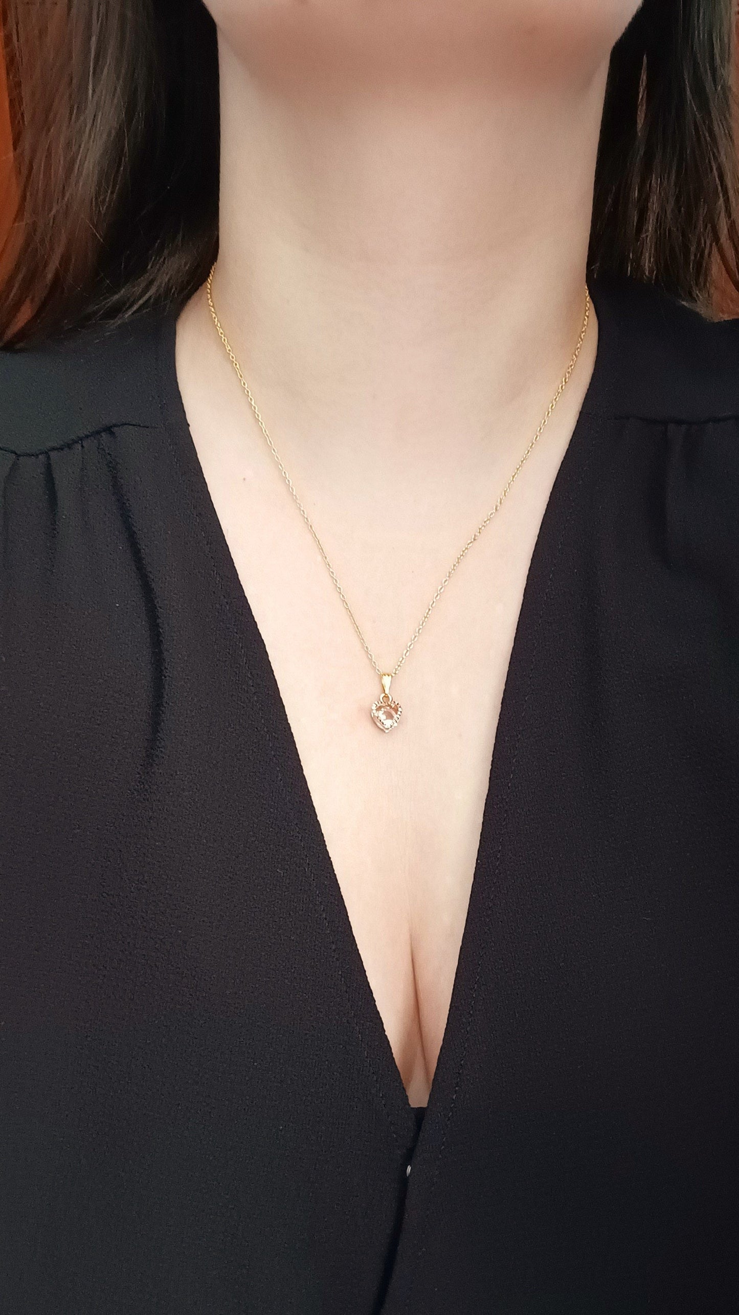 Collier-Coeur en or-/Gold heart-Necklace