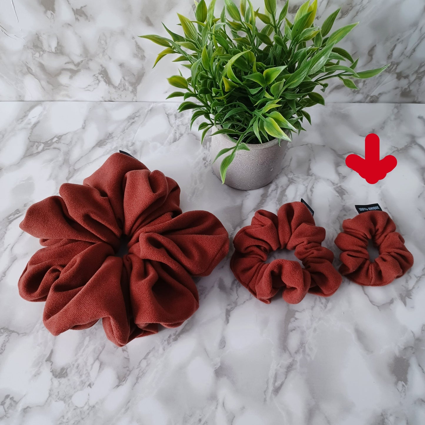 XXS-Chouchou-Dusty rose/XXS-Scrunchie-Dusty rose