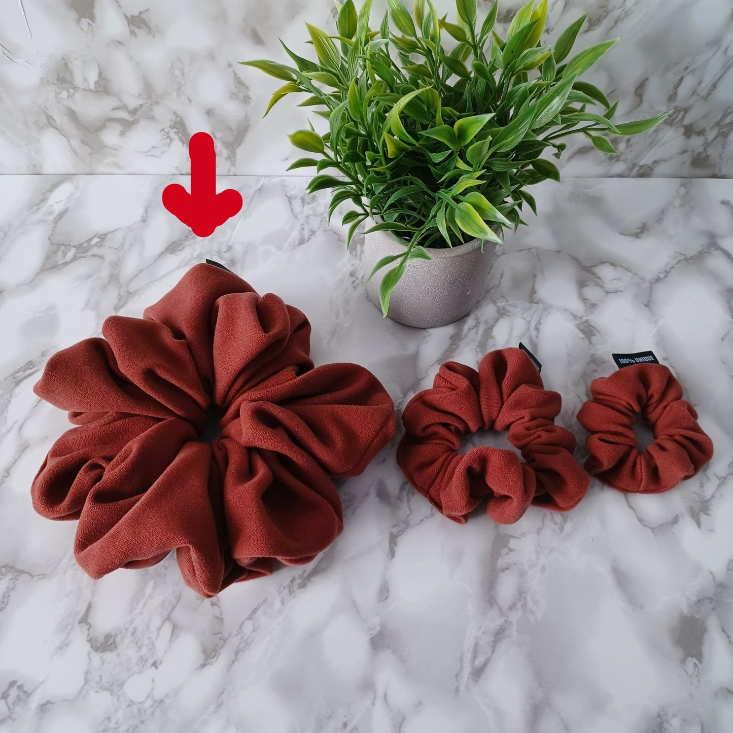 XXL-Chouchou-Dusty rose/XXL-Scrunchie-Dusty rose