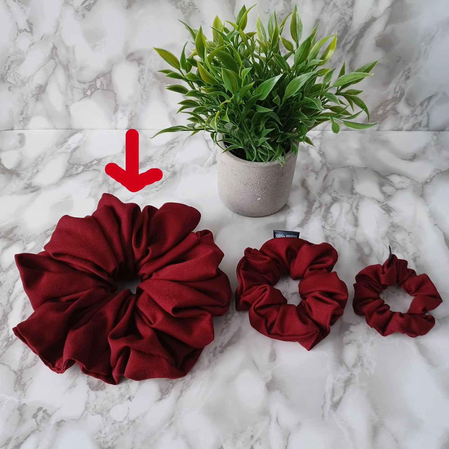 XXL-Chouchou-Bourgogne/XXL-Scrunchie-Burgundy