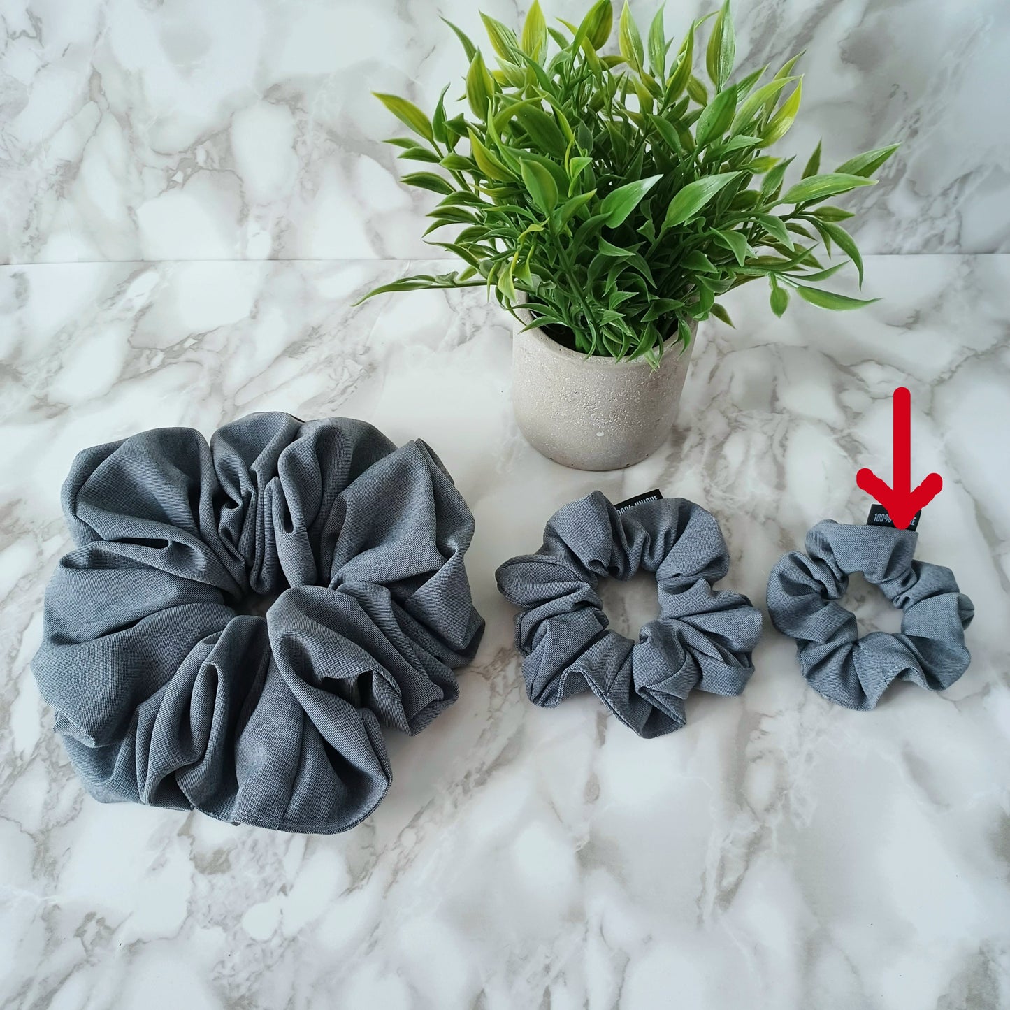 XXS-Chouchou-Gris-bleu pâle/XXS-Scrunchie-Pale grey-blue