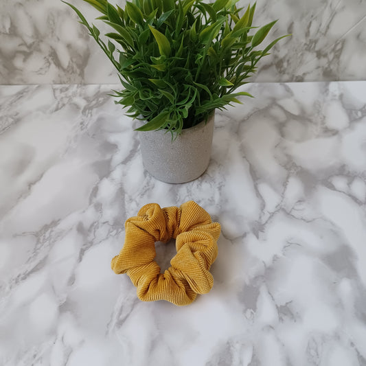 XXS-Chouchou-Jaune moutarde Dijon/Scrunchie-Dijon mustard yellow