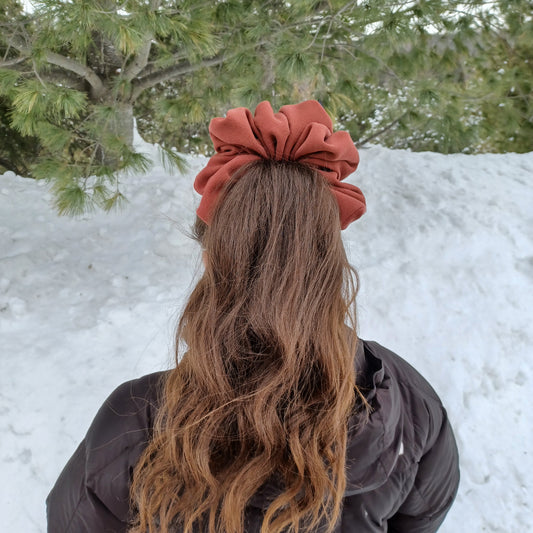 XXL-Chouchou-Dusty rose/XXL-Scrunchie-Dusty rose