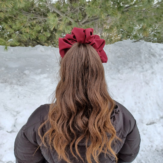 XXL-Chouchou-Bourgogne/XXL-Scrunchie-Burgundy