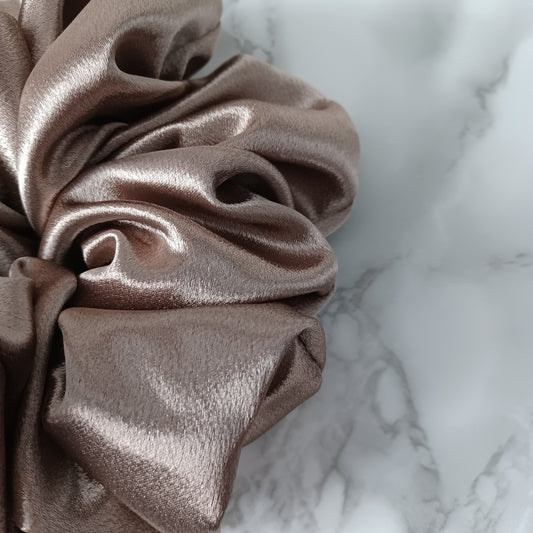XXS-Chouchou-Champagne satiné/XXS-Scrunchie-Champagne satin