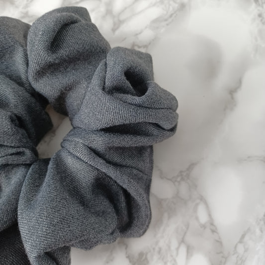XXS-Chouchou-Gris foncé épais/XXS-Scrunchie-Thick dark gray
