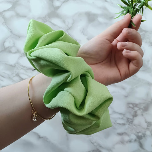 XXL-Vert pastel fluo/XXL-Scrunchie-Neon pastel green