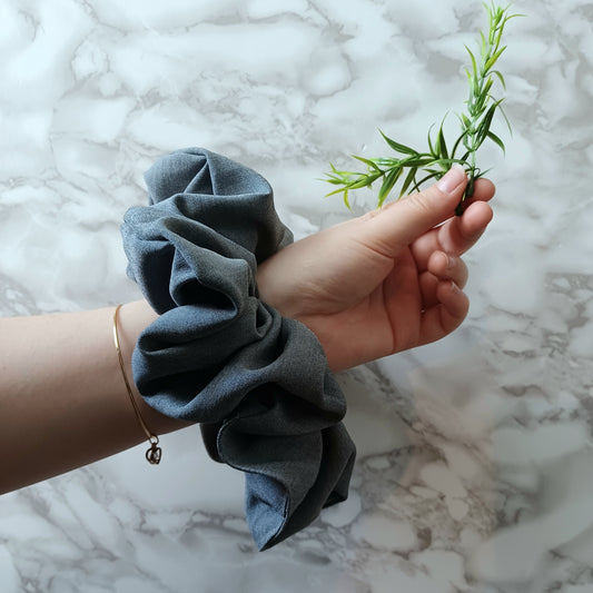 XXL-Chouchou-Gris-bleu pâle/XXL-Scrunchie-Pale grey-blue