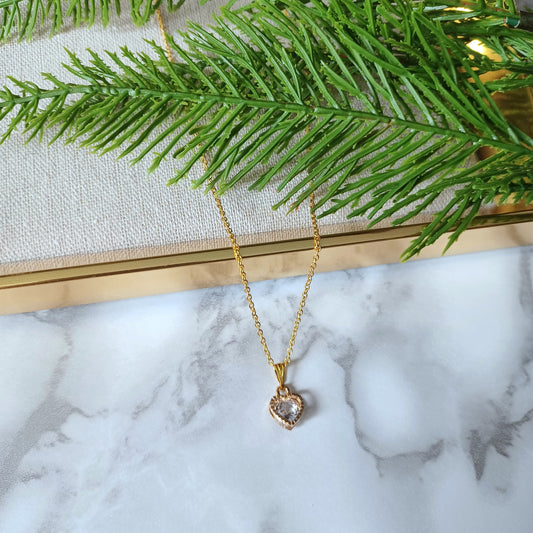 Collier-Coeur en or-/Gold heart-Necklace